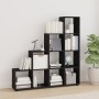 Black plywood ladder-shaped shelf 142 cm by vidaXL, Bookcases and shelves - Ref: Foro24-342597, Price: 137,34 €, Discount: %