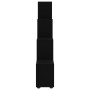 Black plywood ladder-shaped shelf 142 cm by vidaXL, Bookcases and shelves - Ref: Foro24-342597, Price: 136,99 €, Discount: %