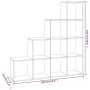 Black plywood ladder-shaped shelf 142 cm by vidaXL, Bookcases and shelves - Ref: Foro24-342597, Price: 136,99 €, Discount: %