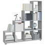 Sonoma gray plywood ladder-shaped shelving unit by vidaXL, Bookcases and shelves - Ref: Foro24-342601, Price: 133,99 €, Disco...