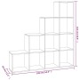 Sonoma gray plywood ladder-shaped shelving unit by vidaXL, Bookcases and shelves - Ref: Foro24-342601, Price: 133,99 €, Disco...