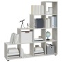 Concrete gray plywood ladder-shaped shelving unit by vidaXL, Bookcases and shelves - Ref: Foro24-342598, Price: 134,31 €, Dis...