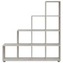 Concrete gray plywood ladder-shaped shelving unit by vidaXL, Bookcases and shelves - Ref: Foro24-342598, Price: 134,31 €, Dis...