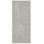 Aparador con 4 cajones gris hormigón 60x30,5x71 cm de vidaXL, Aparadores - Ref: Foro24-342578, Precio: 79,93 €, Descuento: %