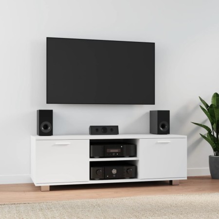 Mueble para TV madera contrachapada blanco 120x40,5x35 cm de vidaXL, Muebles TV - Ref: Foro24-342615, Precio: 103,99 €, Descu...