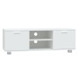 White plywood TV cabinet 120x40.5x35 cm by vidaXL, TV Furniture - Ref: Foro24-342615, Price: 103,99 €, Discount: %