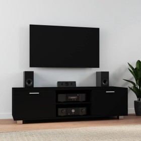 Mueble para TV madera contrachapada negro 140x40,5x35 cm de vidaXL, Muebles TV - Ref: Foro24-342624, Precio: 135,99 €, Descue...