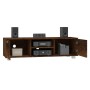 Mueble para TV madera contrachapada roble ahumado 140x40,5x35cm de vidaXL, Muebles TV - Ref: Foro24-342626, Precio: 125,15 €,...