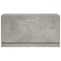 Schuhbank aus betongrauem Sperrholz, 80 x 24 x 45 cm von vidaXL, Schuhregale und Schuhorganisatoren - Ref: Foro24-342642, Pre...