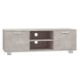 Mueble para TV madera contrachapada gris hormigón 120x40,5x35cm de vidaXL, Muebles TV - Ref: Foro24-342618, Precio: 116,15 €,...