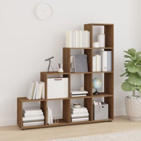 Brown oak plywood ladder-shaped shelf by vidaXL, Bookcases and shelves - Ref: Foro24-342602, Price: 140,99 €, Discount: %