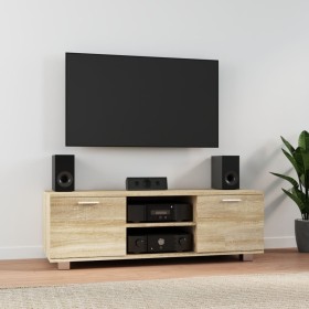 Sonoma oak plywood TV cabinet 120x40.5x35 cm by vidaXL, TV Furniture - Ref: Foro24-342616, Price: 116,99 €, Discount: %