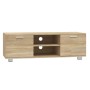 Sonoma oak plywood TV cabinet 120x40.5x35 cm by vidaXL, TV Furniture - Ref: Foro24-342616, Price: 116,15 €, Discount: %