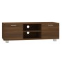 Oak brown plywood TV cabinet 120x40.5x35 cm by vidaXL, TV Furniture - Ref: Foro24-342621, Price: 116,15 €, Discount: %