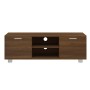 Oak brown plywood TV cabinet 120x40.5x35 cm by vidaXL, TV Furniture - Ref: Foro24-342621, Price: 116,15 €, Discount: %