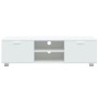 Mueble para TV madera contrachapada blanco 120x40,5x35 cm de vidaXL, Muebles TV - Ref: Foro24-342622, Precio: 125,99 €, Descu...