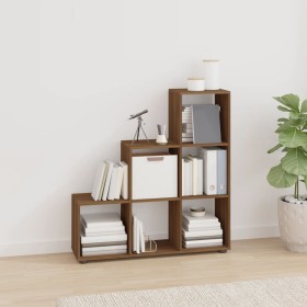 Brown oak plywood ladder-shaped shelf by vidaXL, Bookcases and shelves - Ref: Foro24-342608, Price: 89,99 €, Discount: %