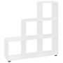 Ladder-shaped shelving made of glossy white plywood by vidaXL, Bookcases and shelves - Ref: Foro24-342605, Price: 89,33 €, Di...