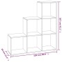 Ladder-shaped shelving made of glossy white plywood by vidaXL, Bookcases and shelves - Ref: Foro24-342605, Price: 89,33 €, Di...