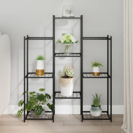 Black iron flower stand 83x25x100 cm by vidaXL, Pot stands - Ref: Foro24-343123, Price: 51,67 €, Discount: %