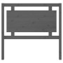 Solid gray pine wood bed headboard 105.5x4x100 cm by vidaXL, Headboards and footboards - Ref: Foro24-817927, Price: 54,03 €, ...