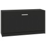 Black plywood shoe bench 80x24x45 cm by vidaXL, Shoe racks and shoe organizers - Ref: Foro24-342641, Price: 79,74 €, Discount: %