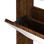 Shoe cabinet and mirror 3 levels smoked oak 63x17x102.5 cm by vidaXL, Shoe racks and shoe organizers - Ref: Foro24-342638, Pr...