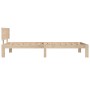 Estructura de cama madera maciza de pino 100x200 cm de vidaXL, Camas y somieres - Ref: Foro24-833111, Precio: 118,82 €, Descu...