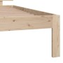 Estructura de cama madera maciza de pino 100x200 cm de vidaXL, Camas y somieres - Ref: Foro24-833111, Precio: 118,82 €, Descu...