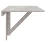 Mesa de pared plegable contrachapada gris hormigón 100x60x56 cm de vidaXL, Mesas plegables - Ref: Foro24-342648, Precio: 68,6...