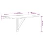 Concrete gray plywood folding wall table 100x60x56 cm by vidaXL, Folding tables - Ref: Foro24-342648, Price: 68,69 €, Discoun...