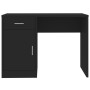 Desk with drawer and black wooden cabinet 100x40x73 cm by vidaXL, Desks - Ref: Foro24-342653, Price: 94,55 €, Discount: %