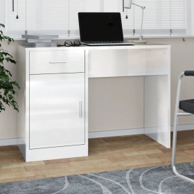 Desk with drawer and plywood cabinet 100x40x73 cm by vidaXL, Desks - Ref: Foro24-342655, Price: 99,99 €, Discount: %