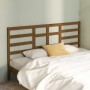 Honey brown solid pine wood bed headboard 206x4x104 cm by vidaXL, Headboards and footboards - Ref: Foro24-818163, Price: 56,2...