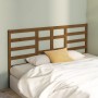 Honey brown solid pine wood bed headboard 206x4x104 cm by vidaXL, Headboards and footboards - Ref: Foro24-818163, Price: 56,2...