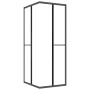 ESG shower cabin black frosted 90x70x180 cm by vidaXL, shower doors - Ref: Foro24-151858, Price: 274,63 €, Discount: %