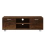 Smoked oak plywood TV cabinet 120x40.5x35cm by vidaXL, TV Furniture - Ref: Foro24-342619, Price: 116,15 €, Discount: %