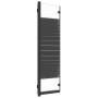 Folding shower screen with 3 black ESG panels 130x130 cm by vidaXL, shower doors - Ref: Foro24-151864, Price: 174,07 €, Disco...