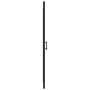 Black semi-frosted glass shower door 81x195 cm by vidaXL, shower doors - Ref: Foro24-151865, Price: 191,59 €, Discount: %