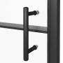 Black semi-frosted glass shower door 81x195 cm by vidaXL, shower doors - Ref: Foro24-151865, Price: 191,59 €, Discount: %