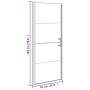 Black semi-frosted glass shower door 81x195 cm by vidaXL, shower doors - Ref: Foro24-151865, Price: 191,59 €, Discount: %