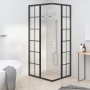 Cabina de ducha ESG esmerilado negro 90x70x180 cm de vidaXL, Puertas de ducha - Ref: Foro24-151862, Precio: 257,43 €, Descuen...