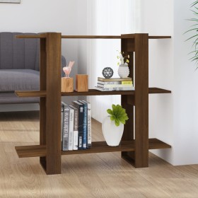 Brown oak shelving/space divider 100x30x87 cm by vidaXL, Bookcases and shelves - Ref: Foro24-813568, Price: 50,99 €, Discount: %