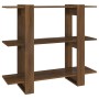 Brown oak shelving/space divider 100x30x87 cm by vidaXL, Bookcases and shelves - Ref: Foro24-813568, Price: 50,30 €, Discount: %