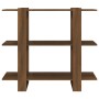 Brown oak shelving/space divider 100x30x87 cm by vidaXL, Bookcases and shelves - Ref: Foro24-813568, Price: 50,30 €, Discount: %