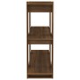 Brown oak shelving/space divider 100x30x87 cm by vidaXL, Bookcases and shelves - Ref: Foro24-813568, Price: 50,30 €, Discount: %