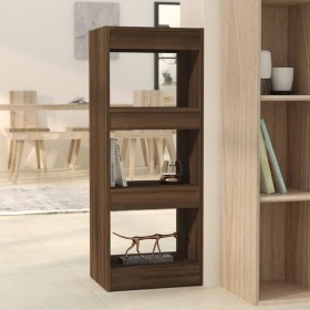 Estantería/divisor madera ingeniería marrón roble 40x30x103 cm de vidaXL, Librerías y estanterías - Ref: Foro24-813589, Preci...