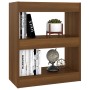 Shelf/space divider in brown oak color, 60x30x72 cm. by vidaXL, Bookcases and shelves - Ref: Foro24-813601, Price: 42,27 €, D...