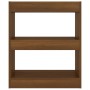 Shelf/space divider in brown oak color, 60x30x72 cm. by vidaXL, Bookcases and shelves - Ref: Foro24-813601, Price: 42,27 €, D...