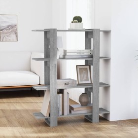 Sonoma grau Regal/Raumteiler 100x30x123,5 cm von vidaXL, Bücherregale und Regale - Ref: Foro24-813564, Preis: 58,99 €, Rabatt: %